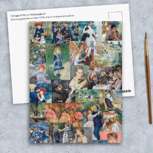 Postal Pierre-Auguste Renoir - Rompecabezas de Obras Maes
