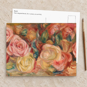 Postal Pierre-Auguste Renoir - Rosas