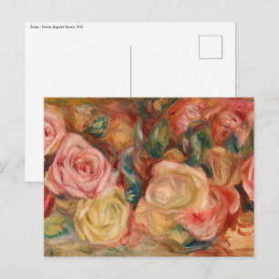 Postal Pierre-Auguste Renoir - Rosas
