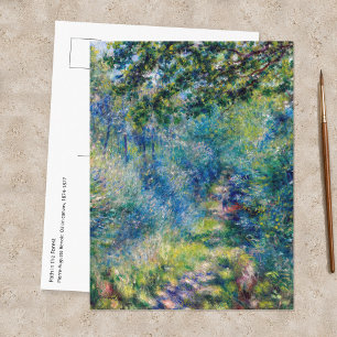 Postal Pierre-Auguste Renoir - Sendero en el Bosque
