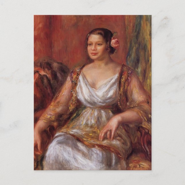 Postal Pierre-Auguste Renoir-Tilla Durieux (Anverso)