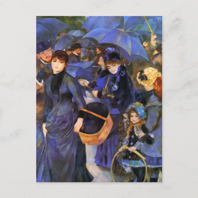 Postal Pierre-Auguste Renoir-Umbrellas (Anverso)