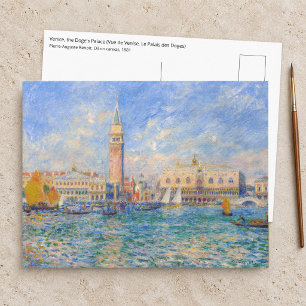 Postal Pierre-Auguste Renoir - Venecia, el Palacio Ducal