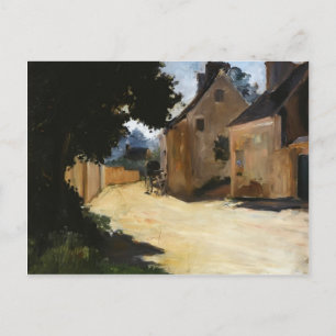 Postal Pierre-Auguste Renoir-Village Street, Louveciennes