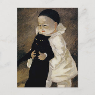 Postal “Pierrot y el gato” de Theophile Steinlen