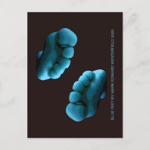 POSTAL PIES AZULES POR MARK EDWARD WESTERFIELD 2020