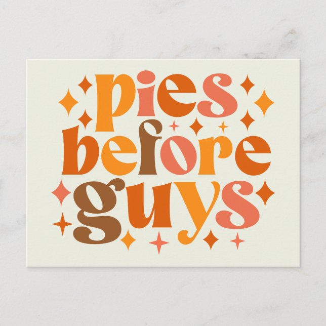 Postal Pies delante de chicos (Anverso)