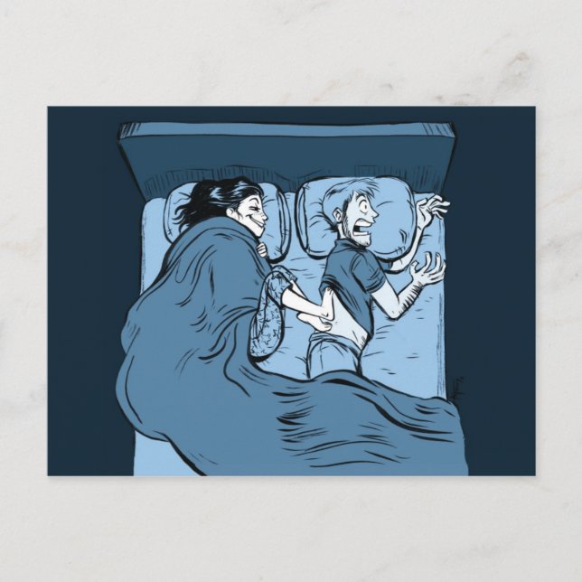 Postal Pies fríos (Anverso)