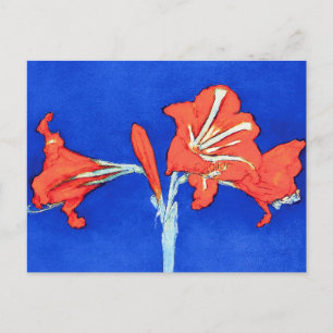 Postal Piet Mondrian - Pintura floral de arte fino Amaryl