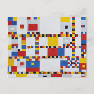 Postal piet mondrian , victoria.boogie-woogie