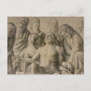 Postal Pieta, el Cristo muerto