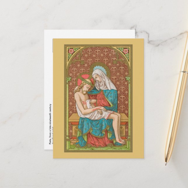 Postal Pietà (SAU 23) (Anverso/Reverso In Situ)