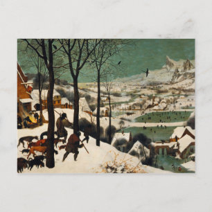 Postal Pieter Bruegel El Mayor - Cazadores En La Nieve