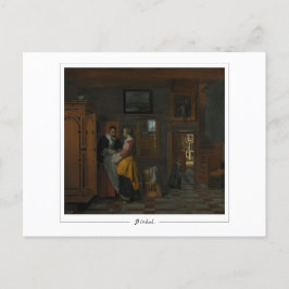 Postal Pieter de Hooch #3 - Postcard Bella Artes