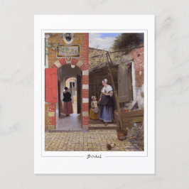 Postal Pieter de Hooch #7 - Postcard Bella Artes