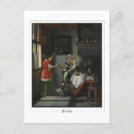 Postal Pieter de Hooch #9 - Postcard Bella Artes
