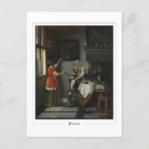 Postal Pieter de Hooch #9 - Postcard Bella Artes