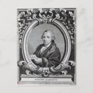 Postal Pietro Nardini, grabado por G. Batta Cechi