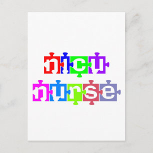 POSTAL PIEZA DE NICU NURSE PUZZLE