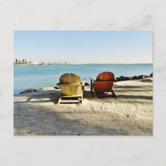 Postal Pieza en el centro de Miami Postcard