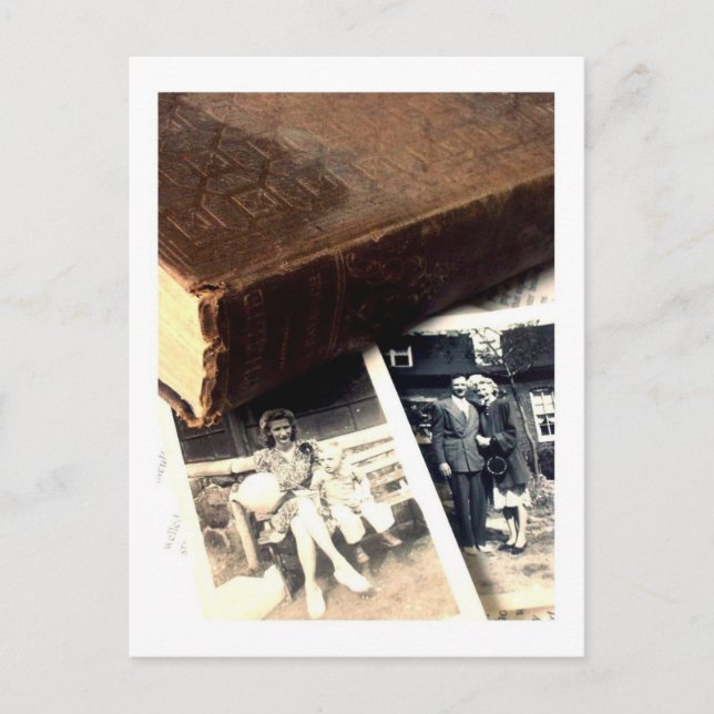 Postal piezas de un libro de cuentos (Anverso)