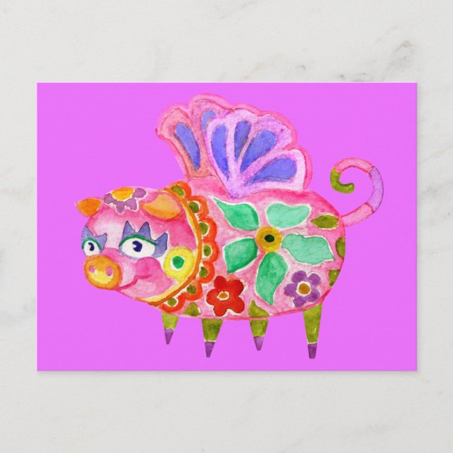 Postal Pig Alebrije (Anverso)
