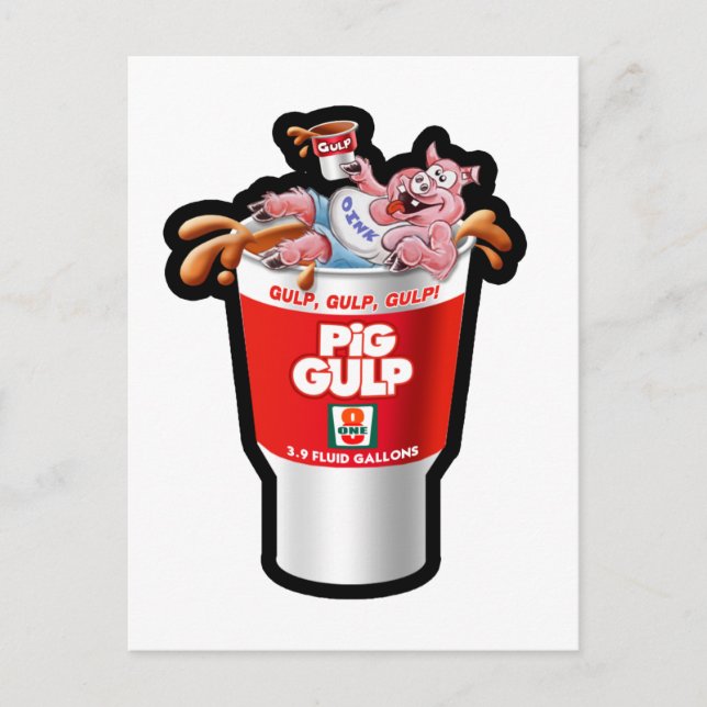 POSTAL PIG GULP (Anverso)