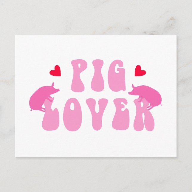 Postal Pig Lover_01 (Anverso)