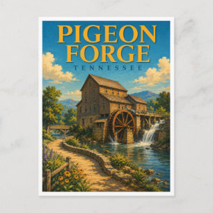 Postal Pigeon Forge Tennessee Old Mill GeoSaga