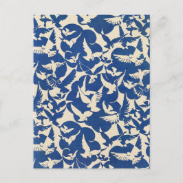 Postal Pigeons in white and blue Rijksmuseum Amsterdam