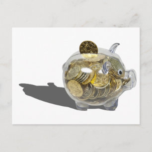 Postal PiggyBankGoldCoins102410