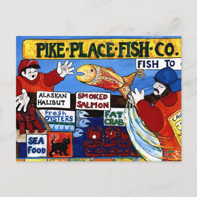 Postal Pike Place Fish Co. (Anverso)