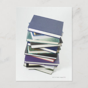 Postal Pila de libros