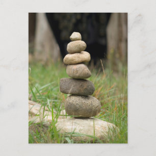 Postal Pila De Rocas Equilibradas