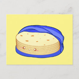 Postal Pila de tortillas de harina
