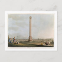 Pilar de Pompeya, plato 14 de "Vistas en Egipto",