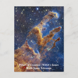 Postal Pilares de la creación del telescopio espacial Jam