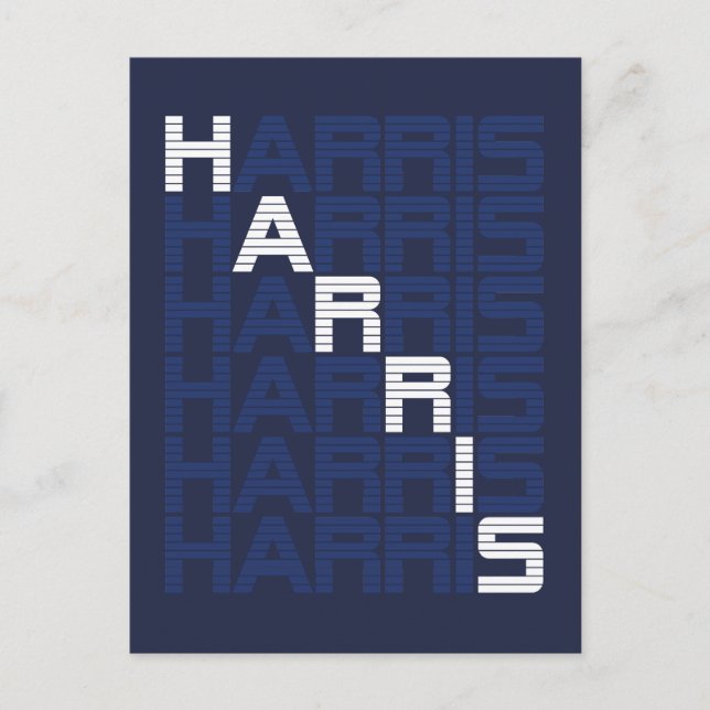Postal pilas de texto de harris (Anverso)