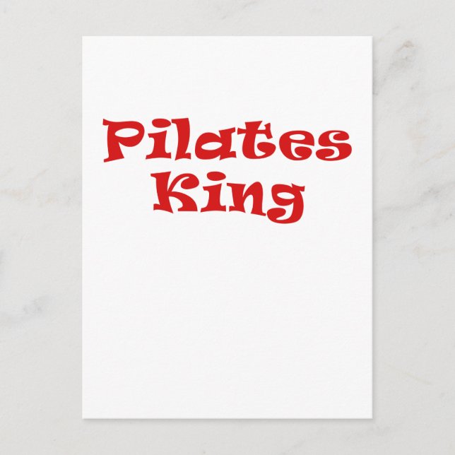 Postal Pilates King (Anverso)