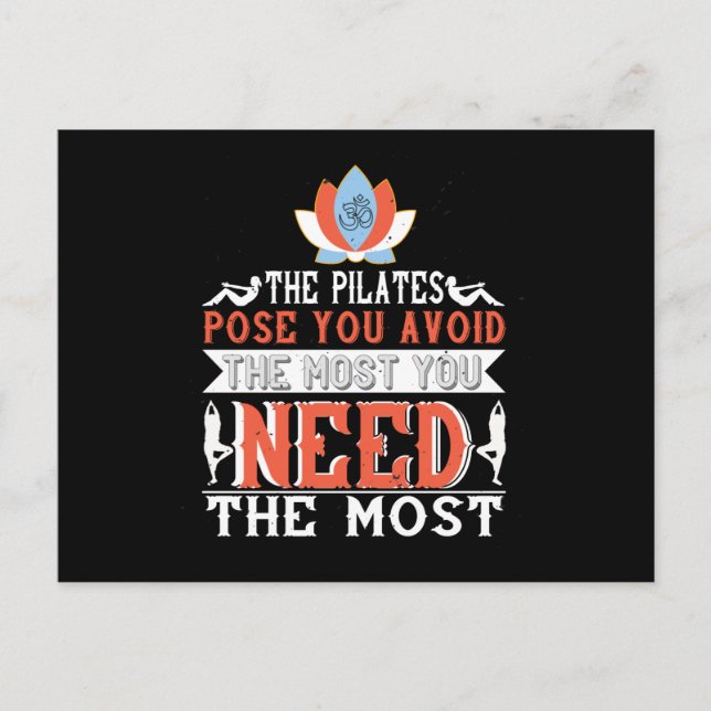 Postal Pilates Los Pilates Pose Que Evita Necesitar Más (Anverso)