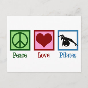 Postal Pilatos de amor por la paz
