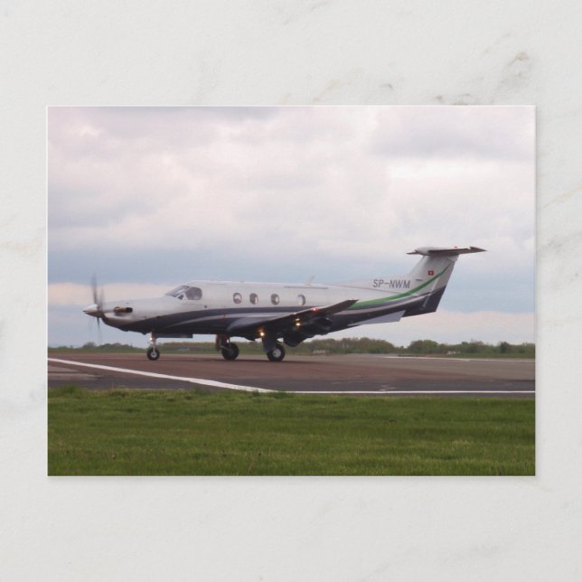 Postal Pilatus PC 12 SP-NWM (Anverso)