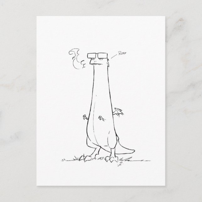 Postal Pilchard El Dragón (Anverso)