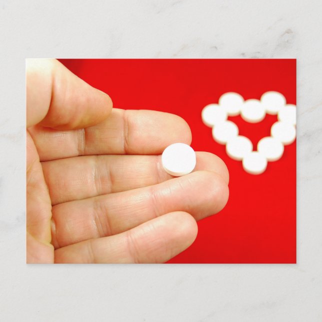 Postal Píldora de amor (Anverso)