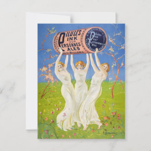 Postal Píldoras rosadas para personas pálidas (1910) Esti