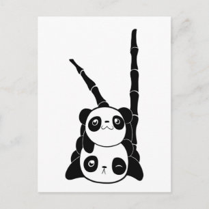 Postal Pile de Pandas Card