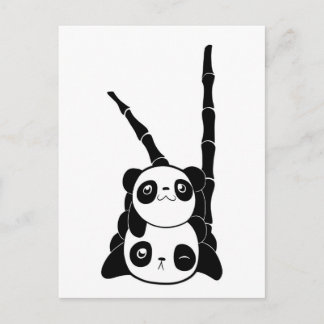 Postal Pile de Pandas Card