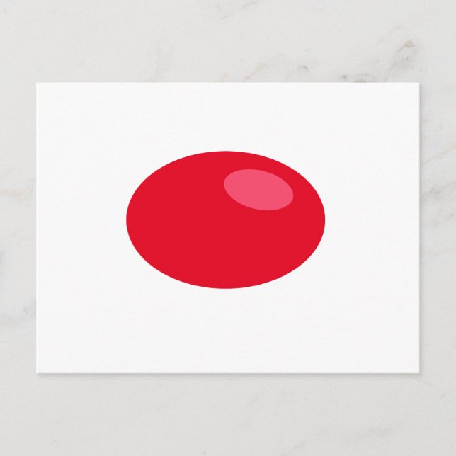 Postal Pille roja (Anverso)