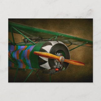 Postal Piloto - Avión - Luchador alemán de la Primera Gue