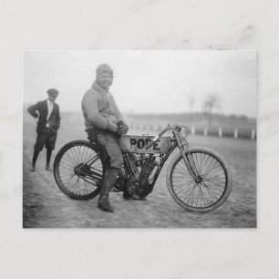Postal Piloto de motocicletas del Papa, 1915